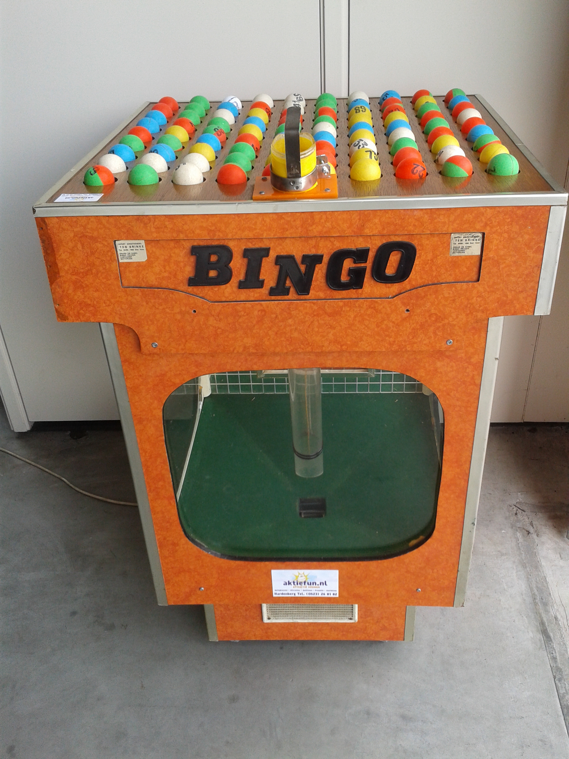 Bingo machine